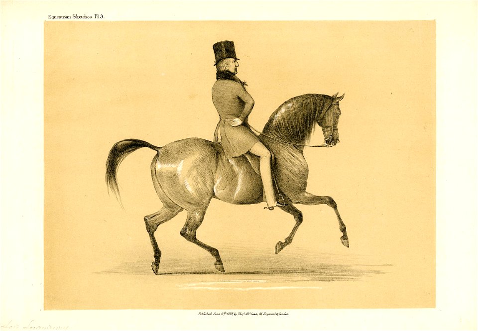 Equestrian Sketches (BM 1868,0808.9534)