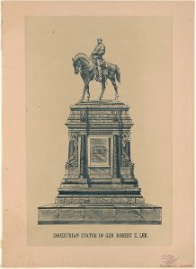 Equestrian statue of Gen. Robert E. Lee LCCN2003681797