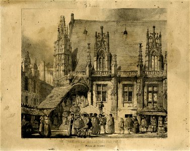 Entrée de la salle des pas-perdus, Palais de Justice (BM 1866,1114.247)