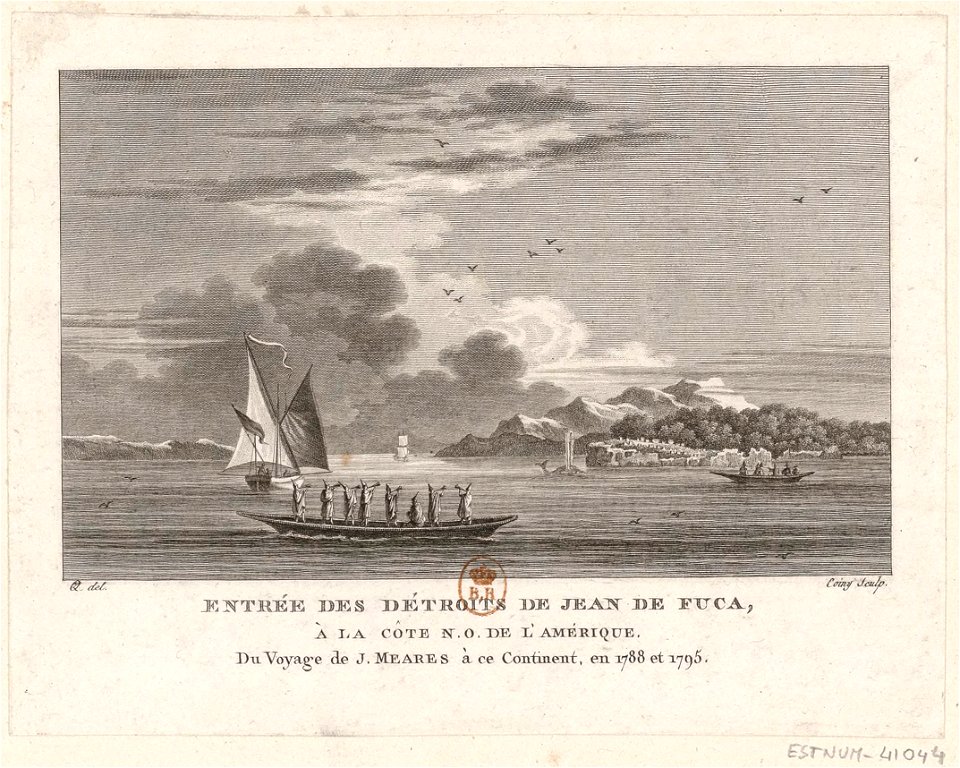 Entrée des Détroits de Jean de Fuca btv1b531855263