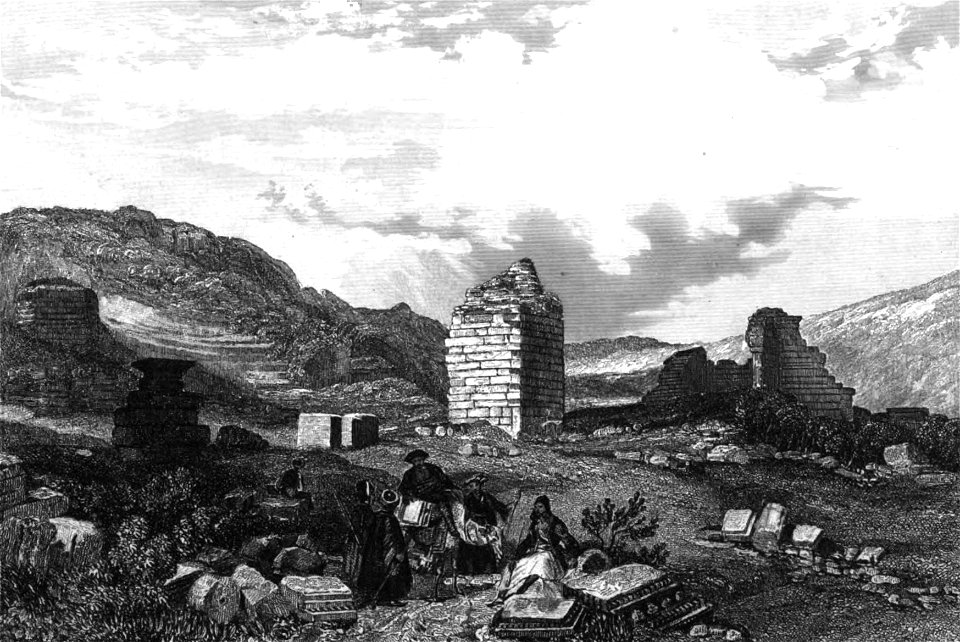 Ephesus, Illustration for La Terre-Sainte et les lieux illustrés par les apôtres, by Adrien Egron, 1837 (38)