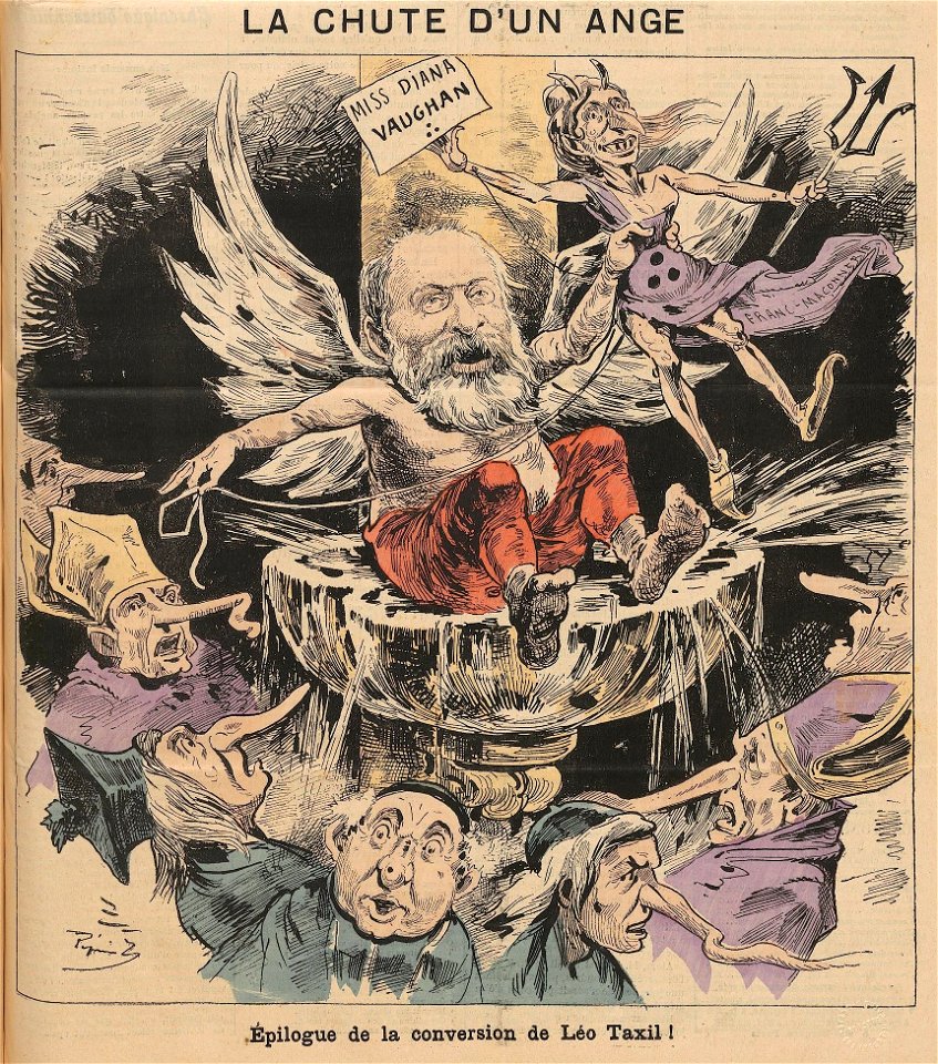 Epilogue de la conversion de Léo Taxil (Le Grelot, 1897-05-02)