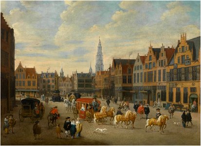 Erasmus de Bie - View of the Meir
