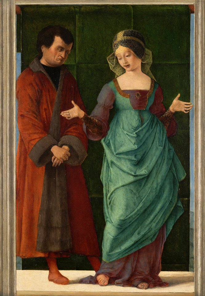 Ercole de’ Roberti - Portia and Brutus - Google Art Project