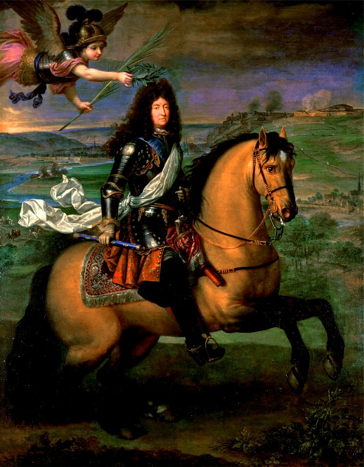 Equestrian portrait louis xiv 1692