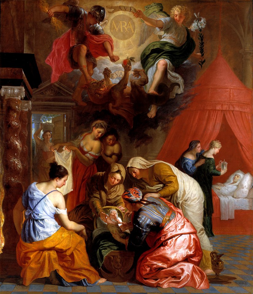 Erasmus Quellinus (II) - El Nacimiento de la Virgen, 1650-1660