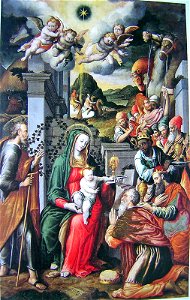 Ercole Ramazzani, Adorazione dei Magi, 1577, Arcevia