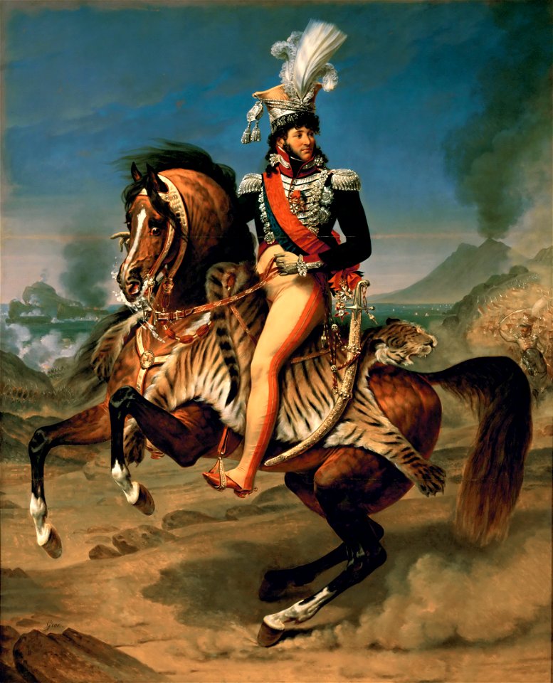 Equestrian portrait of Joachim Murat