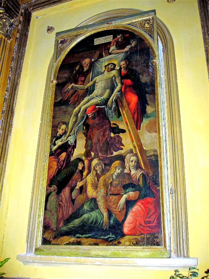 Ercole Ramazzani, Deposizione dalla Croce, 1575, Arcevia, chiesa di San Sebastiano