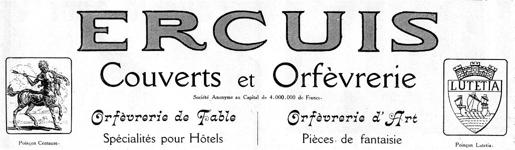 Ercuis-1924. Free illustration for personal and commercial use.