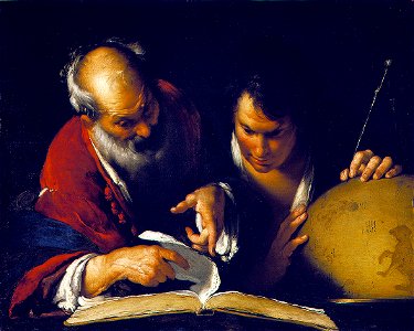 Eratosthenes Teaching in Alexandria (Bernardo Strozzi, Montreal)
