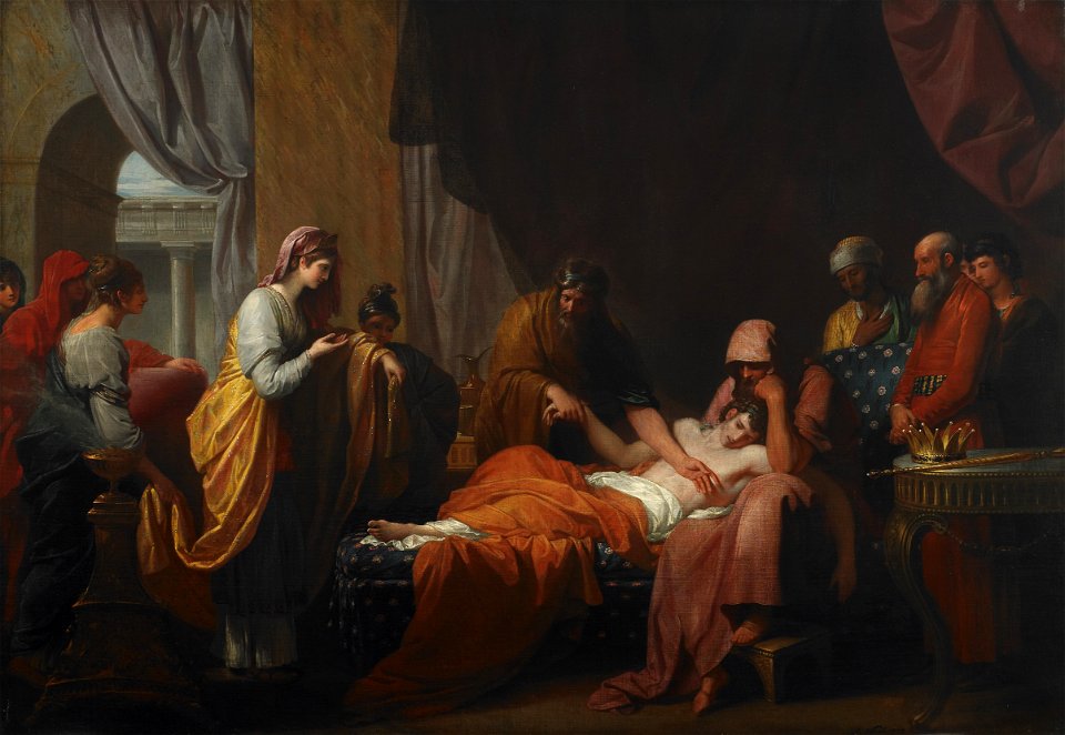 Erasistratus the Physician Discovers the Love of Antiochus for Stratonice - Benjamin West - Google Cultural Institute