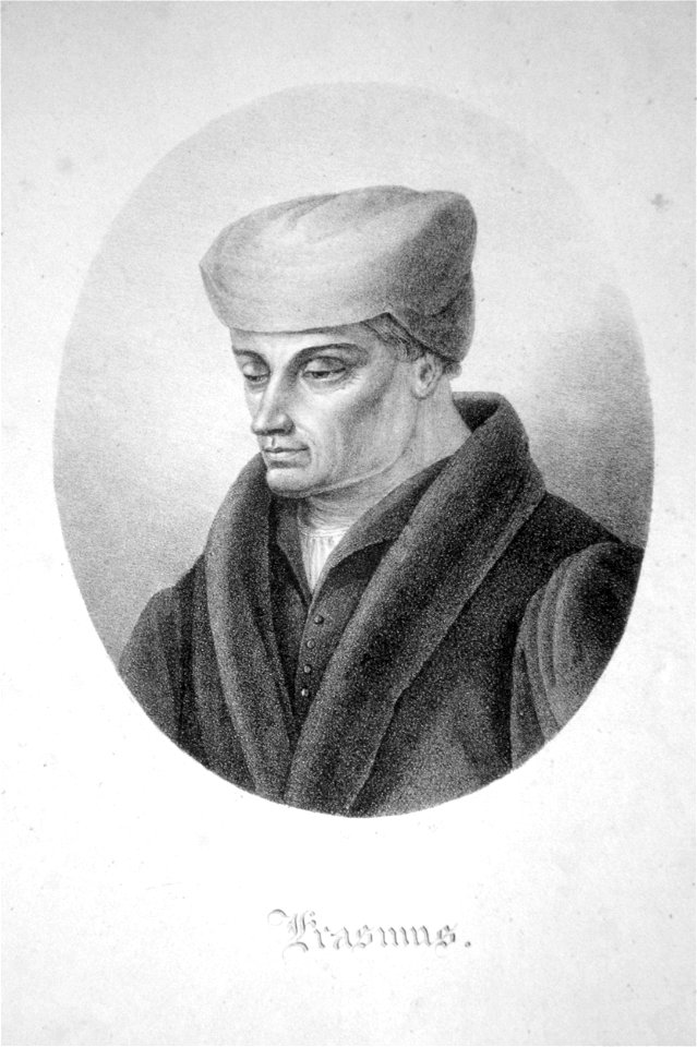 Erasmus von Rotterdam Litho