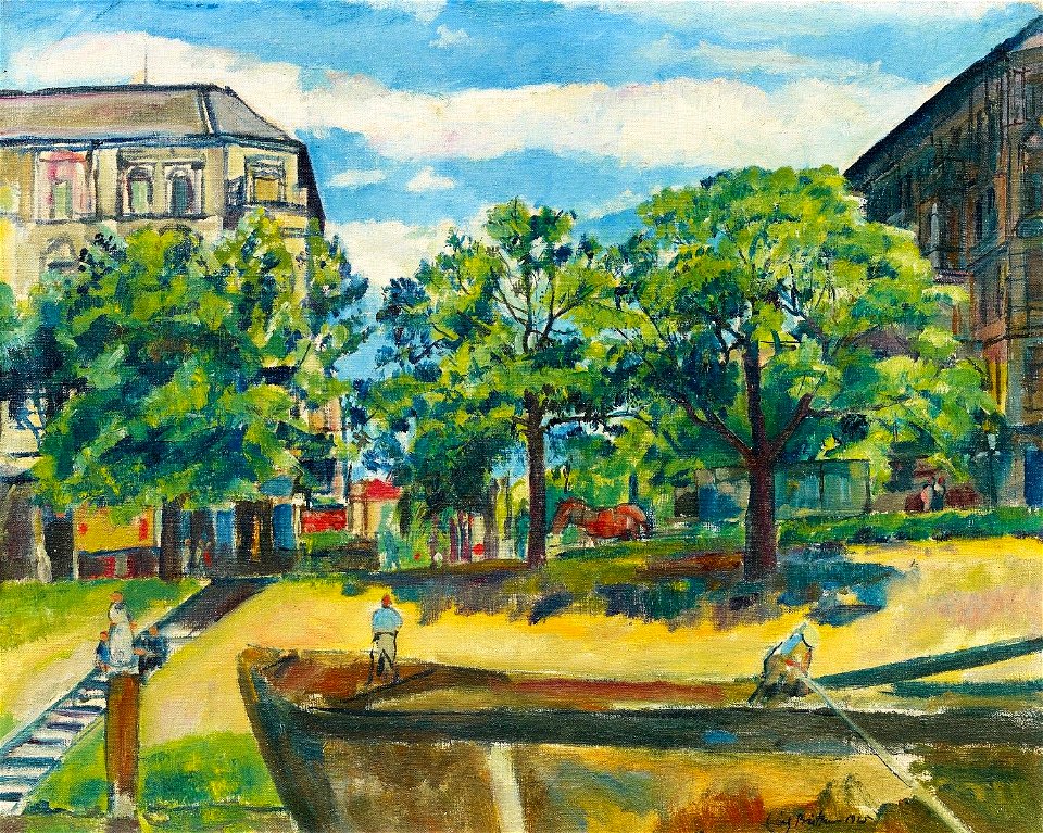 Erich Büttner Berlin Die Englische Straße 1925