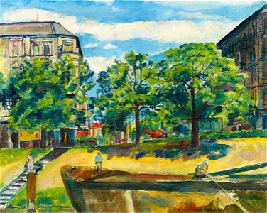 Erich Büttner Berlin Die Englische Straße 1925