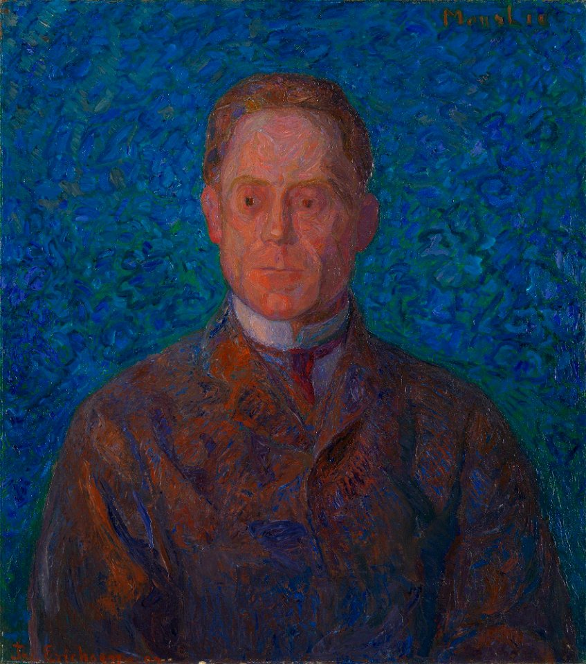 Thorvald Erichsen - Portrait of the Author Mons Lie - NG.M.01667 - National Museum of Art, Architecture and Design