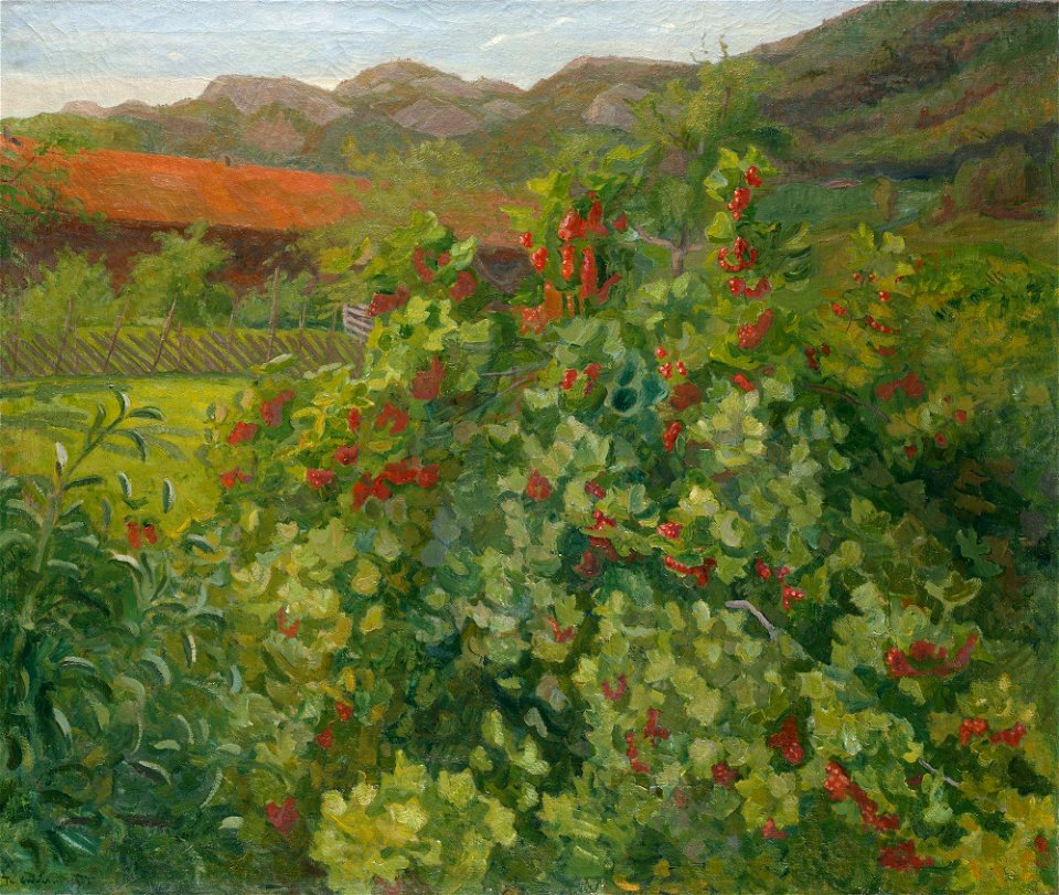 Thorvald Erichsen - The Currant Bush - NG.M.02864 - National Museum of Art, Architecture and Design