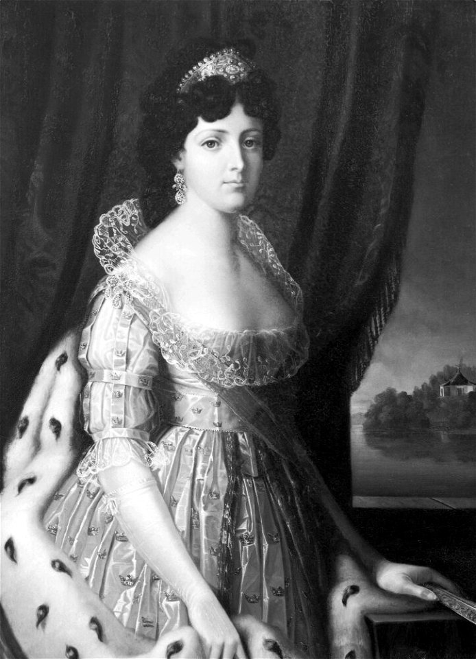 Erik Bogislaus Skjöldebrand - Fredrika Dorotea Vilhelmina (1781-1826), princess of Baden, queen of Sweden, married to Gustav IV Adolf of Sweden - NMGrh 1697 - Nationalmuseum