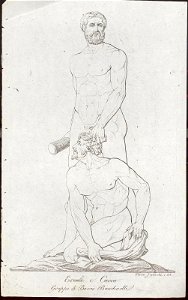 Ercole e Cacco. Grupo di Baccio Bandinelli, objectnr A 59379