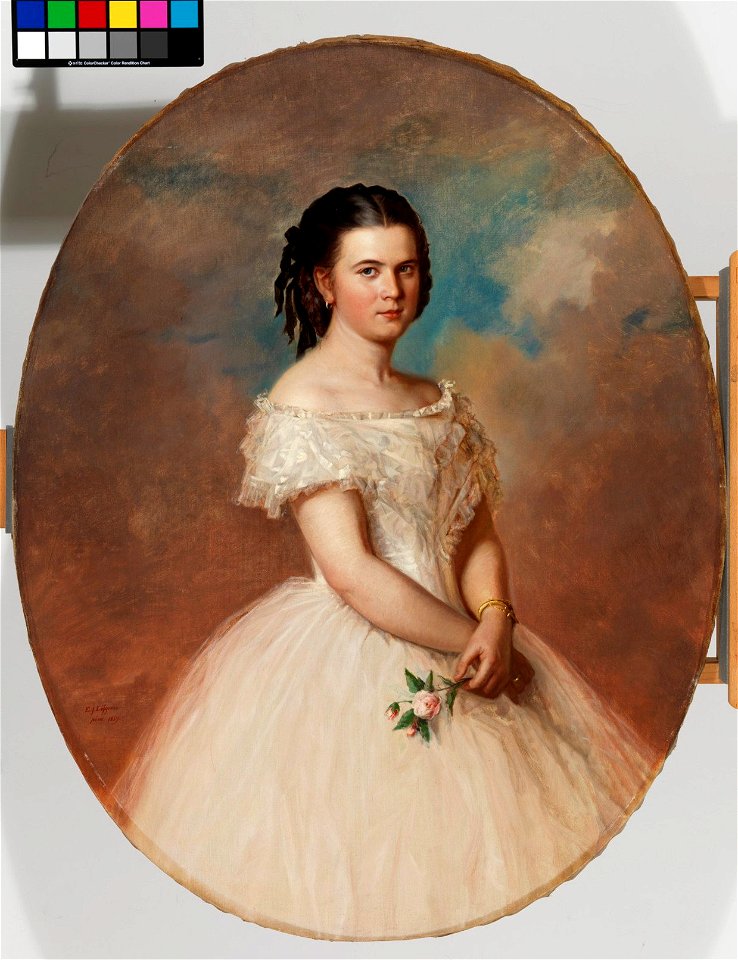 Erik Johan Löfgren - Portrait of Miss Maria Emilia Thunberg - A III 2328 - Finnish National Gallery