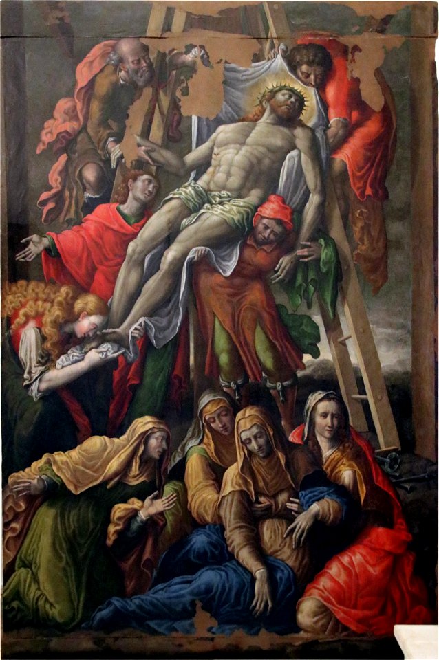 Ercole Ramazzani, Deposizione di Cristo dalla croce, 1575
