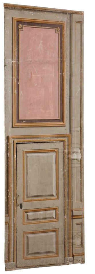 Erik Palmstedt - Kuliss till En kammare, snedkuliss för högra delen av scenen, dörr - NMGrh 3806 - Nationalmuseum