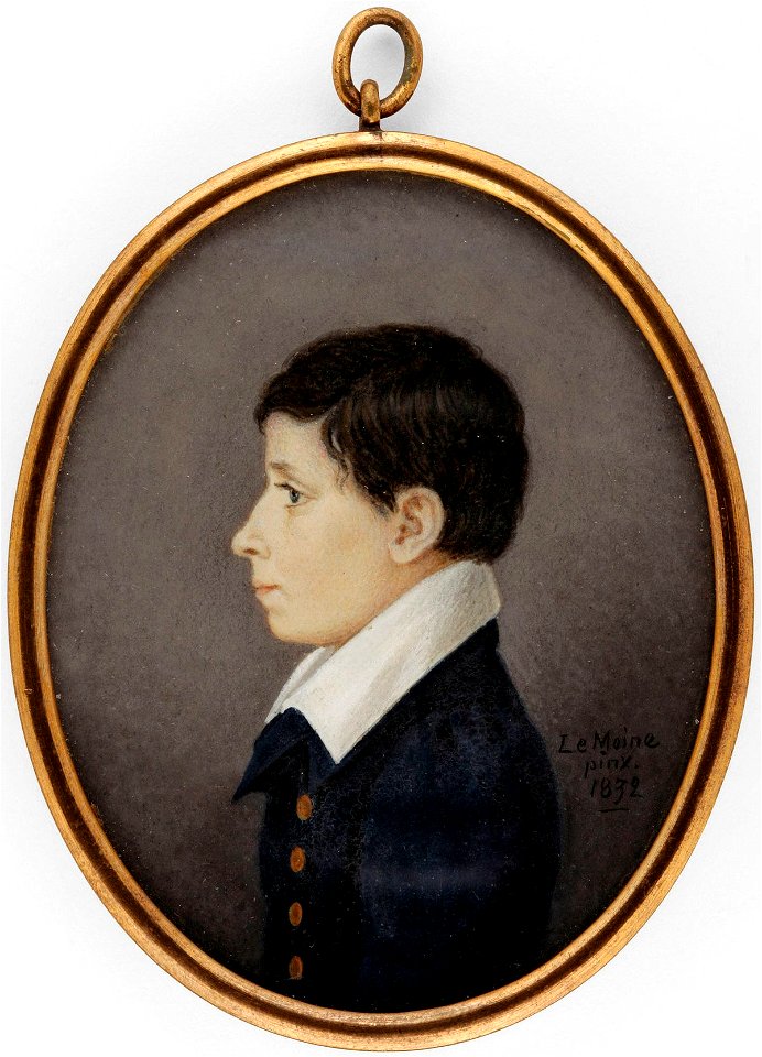 Erik Wilhelm Le Moine - Portrait of a Boy - S-2004-199 - Finnish National Gallery
