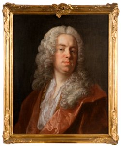 Erik Wrangel af Lindeberg (1686-1765), friherre, riksråd, g.m. Elisabet von Rosen - Nationalmuseum - 129453