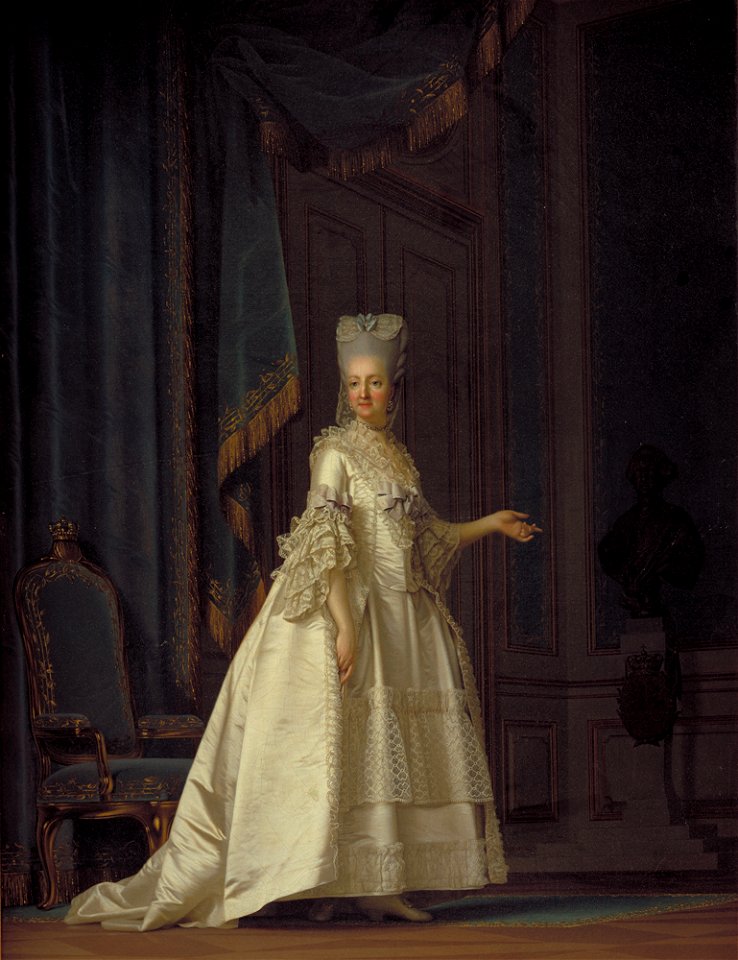 Vigilius Eriksen, Enkedronning Juliane Marie, 1778, KMS1138, Statens Museum for Kunst