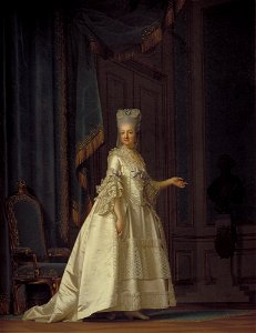 Vigilius Eriksen, Enkedronning Juliane Marie, 1778, KMS1138, Statens Museum for Kunst