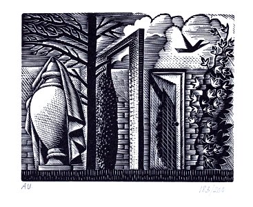 Eric Ravilious - Garden Memories - 1936 - Ravilious-88209. Free illustration for personal and commercial use.
