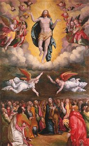 Ercole Ramazzani, Ascensione di Cristo, 1591 circa, Jesi, convento dei padri cappuccini