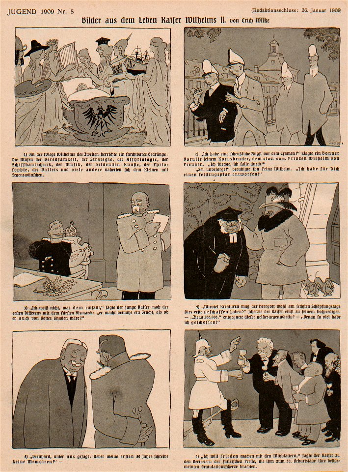 Erich Wilke - Bilder aus dem Leben Kaiser Wilhelms II, 1909