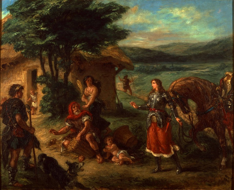 Erminia and the Shepherds (Eugène Delacroix) - Nationalmuseum - 19306