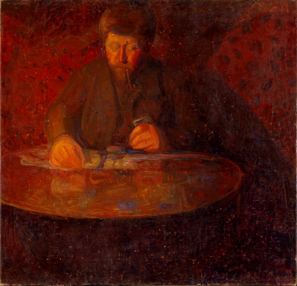 Thorvald Erichsen - Portrait of the Painter Wilhelm Wetlesen - NG.M.01969 - National Museum of Art, Architecture and Design