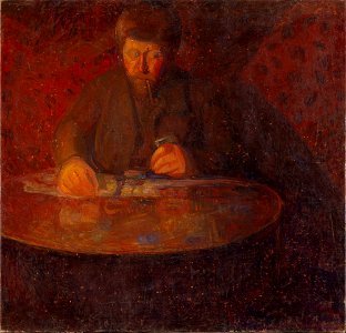 Thorvald Erichsen - Portrait of the Painter Wilhelm Wetlesen - NG.M.01969 - National Museum of Art, Architecture and Design