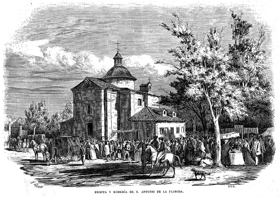 Ermita y romería de San Antonio de la Florida, en El Museo Universal
