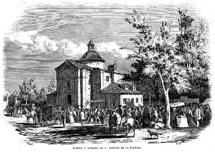Ermita y romería de San Antonio de la Florida, en El Museo Universal