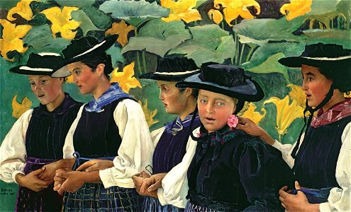 Ernest Biéler Chansons de Savièse