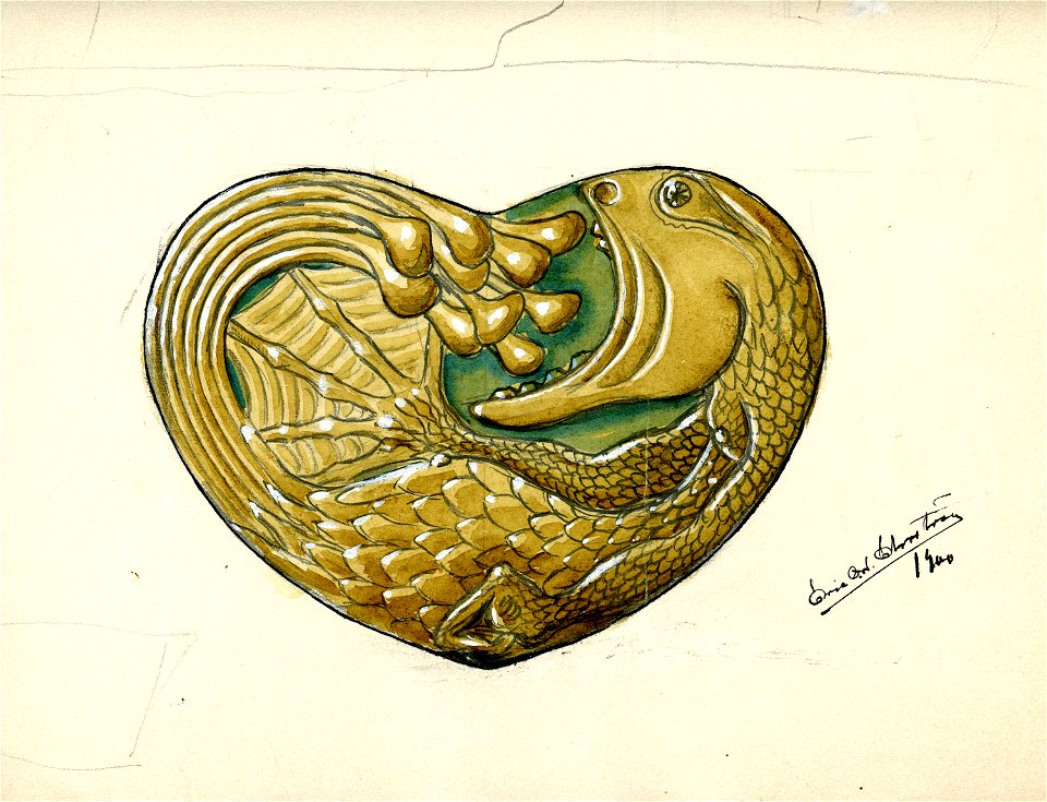Eric O. W. Ehrström - Design of a Brooch (1900)
