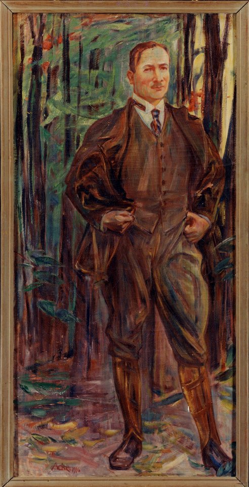 Erik Axel Karlfeldt, 1864-1931 (J.A.G. Acke (eg. Johan Axel Gustaf Andersson)) - Nationalmuseum - 41484