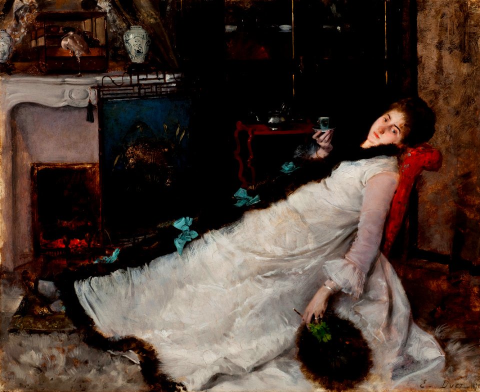 Ernest Ange Duez - Resting - Google Art Project