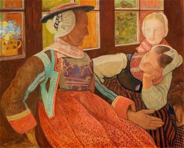 Ernest Biéler La Groucha Les Haudères 76 х 94
