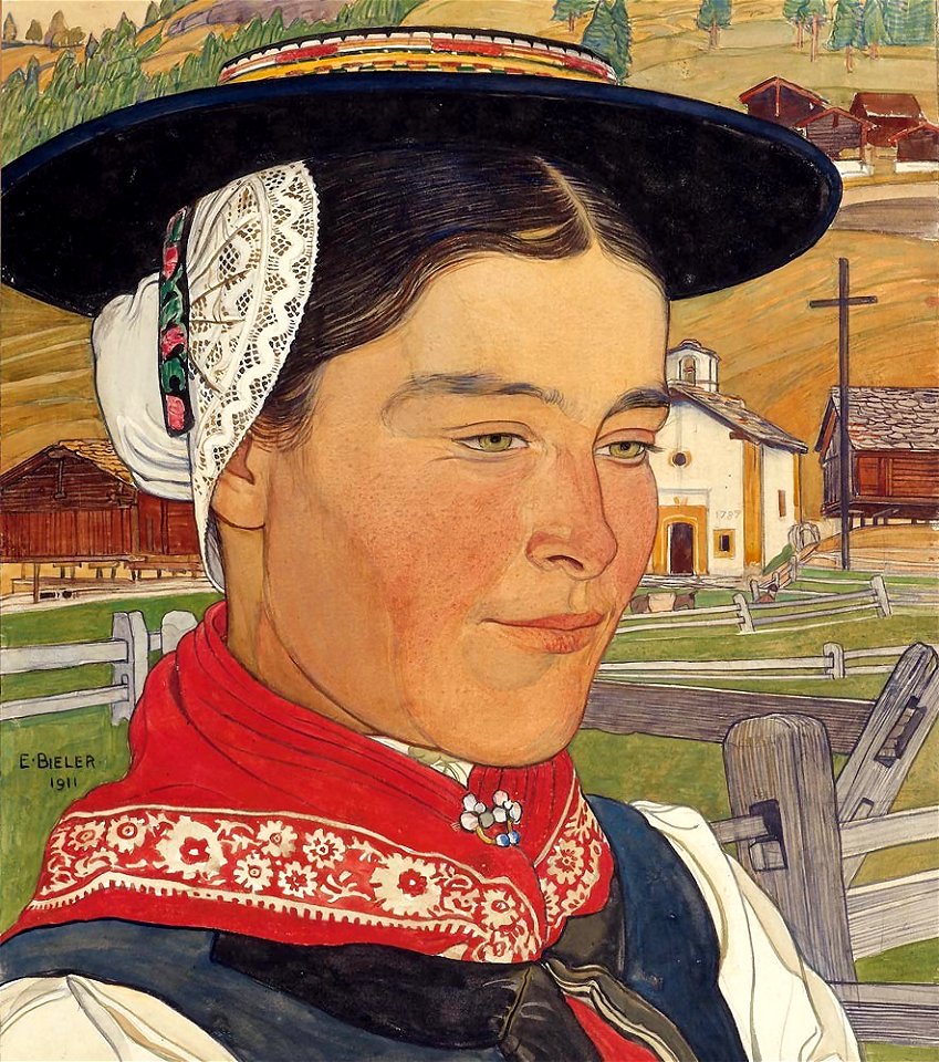 Ernest Biéler la petite les haudres 48