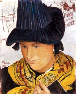 Ernest Biéler Jeune Saviésanne (Sophie)