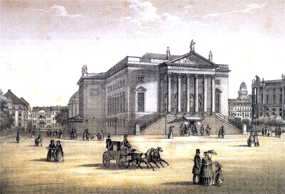 Erich Henning Berlin Opernhaus c1840