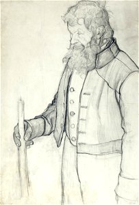 Ernest Biéler les vieuxlenterrement study