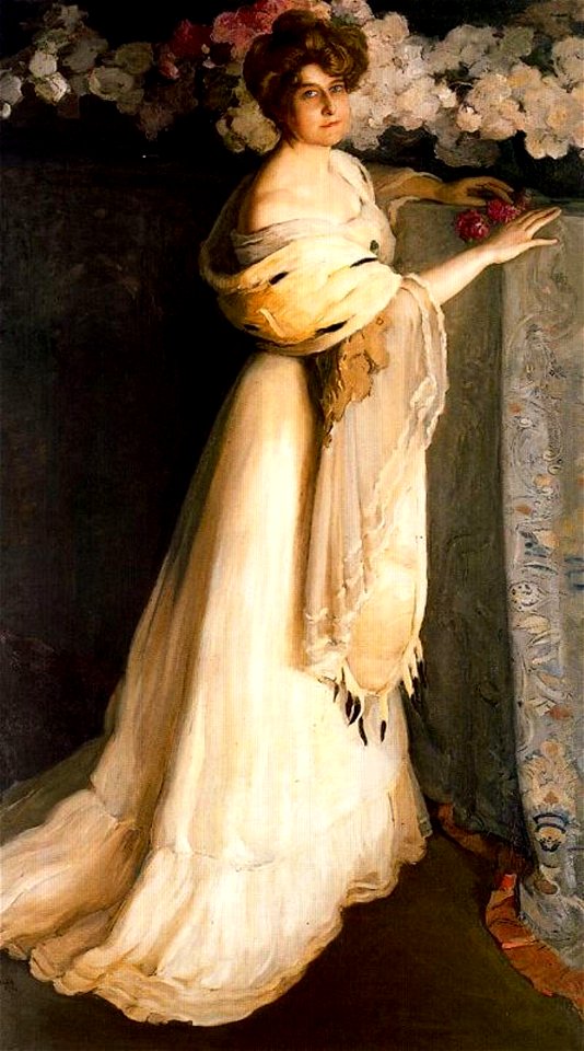 Ernest Biéler – Portrait d'Hélène de Mandrot