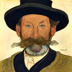 Ernest Biéler Portrait de Baptiste 1906