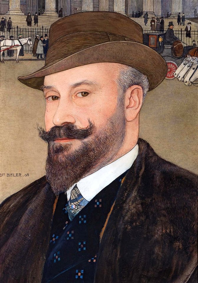 Ernest Biéler Portrait de m Chaskin